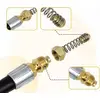 Image de Rosfix Tuyau de Débouchage 30 m   Raccord Rapide 1/4", Buse à Ressort en Laiton, 200 bar, 60 °C | Flexible et Durable