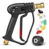 Image de Rosfix Kit: Pistolet Haute Pression, Tuyau de 10 m, Pulvérisateur de Mousse   5 Buses, 200 bar, M22/Click, 1 L