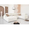 Image de MIUFORM Lulu Canapé d'angle avec fonction lit et coffre de lit U-FORM DROITE - 333 x 213 cm - Beige - Canapé Canapé-lit Canapé modulable