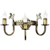 Image de Applique murale KORONA en laiton, 3xE14x15W, métal, dimensions : 25x42x20 cm, IP20, Jupiter