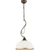 Image de Suspension élégante en verre Abat-jour Ø30cm Art Nouveau polyvalent E27 Lampe à suspendre Table de salle à manger Salon