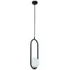 Image de Suspension IGON noir et blanc 1xE14x15W en métal, dimensions : 125x16x16 cm, IP20, Jupiter