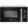 Image de Amica AMGF20M1GS - Plan de travail - Gril-Micro-ondes - 20 l - 700 W - Bouton rotatif - Noir - Argent