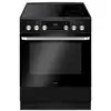 Image de Cuisinière vitrocéramique AMICA ACV7005RN 60 cm 4 foyers AirFry 77 L Noir - Neuf