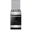 Image de Cuisinière gaz 74l 4 feux gris/noir - Fagor - FACG202S -