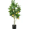 Image de Plante Artificielle Lemonier Dans Un Etang Realiste 90Cm Cutting