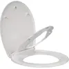Image de Siège WC avec abaissement automatique 2en1, coussin supplémentaire amovible pour enfants