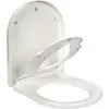 Image de Siège WC avec abaissement automatique 2en1, coussin supplémentaire amovible pour enfants