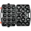 Image de Jeu de douilles pour filtre à huile 65-120mm, 3/8" 30 pièces