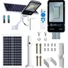 Image de Grand Lampadaire Solaire À Led Pour L'extérieur, Capteur De Lumière Puissant De 600 W