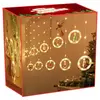 Image de Guirlande lumineuse avec figurines Guirlande de Noël pour fenêtres, balcons, espaces extérieurs