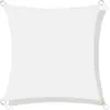 Image de Voile d'ombrage nylon étanche 5x5 m blanc