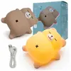 Image de Lampe de table LED « Ourson ronfleur » - couleur marron, 1,2 W, lumière chaude, plastique, dimensions : 18,1 x 8,7 x 16,4 cm, IP20, Mary's