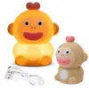Image de Lampe de chevet LED pour enfants, forme singe, sans fil, lumière chaude, alimentée par USB