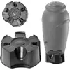 Image de KADAX Socle pour réservoir d'eau de pluie, tonneau d'eau et arroseur pour le jardin 50 cm