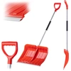 Image de KADAX Pelle à neige avec manche aluminium 50 cm Orange
