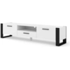 Image de TV Stand Nuka 200 cm Lowboard Armoire TV Table Sideboard Commode Hi-Fi Table Blanc