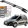 Image de GALETS DE TOIT PEUGEOT PARTNER / CITROEN BERLINGO II 2 de 2007-2018 Noir