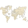 Image de WOODEN CITY Carte du monde en bois, taille XL (120x80cm)