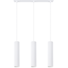 Image de Lampe suspendue KARBON 3L blanc 3xGU10 10W aluminium 98x6.5x45cm Sollux Lighting