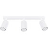 Image de Plafonnier KARBON 3L blanc 3xGU10 10W aluminium 16.5x6.5x45cm Sollux Lighting
