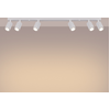Image de Plafonnier KARBON 6L blanc 6xGU10 10W aluminium 16.5x6.5x117cm Sollux Lighting
