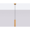 Image de Lampe suspendue KARBON 1 or 1xGU10 10W aluminium 118x8x8cm Sollux Lighting