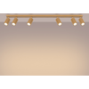 Image de Plafonnier KARBON 6L or 6xGU10 10W aluminium 16.5x6.5x117cm Sollux Lighting