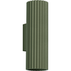 Image de Applique KARBON 20 vert olive 2xGU10 10W aluminium 20x8.5x6.5cm Sollux Lighting