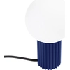 Image de Lampe à poser HALO outremer 1xG9 8W aluminium/verre 19x12x12cm Sollux Lighting