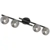 Image de Suspension KAIRO noire 4xE14x15W en métal, dimensions : 19x87x20 cm, IP20, Emibig