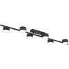 Image de Suspension BET noire 6xGX53x10W en métal, dimensions : 9x100x19 cm, IP20, Emibig
