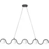 Image de Suspension Design Vague Noir/blanc 5xg9 8w Sinus Emibig