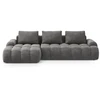 Image de Canapé-lit D'Angle Gauche + Box 3 Places Velours Gris