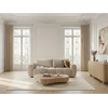 Image de Bobochic - Canapé Droit Convertible Ouverture Express 3 Places Fuji Tissu Chiné Beige