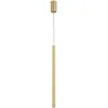 Image de Suspension Tube Sopel Dorée Mat Moderne 50 Cm 1xg9
