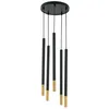 Image de Suspension Minimaliste Sopel Due 5 Noir/or 5xg9 Sigma