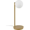 Image de Lampe de nuit décorative moderne beige doré avec boule en verre blanc Gama 1xG9 12W Sigma Lighting