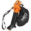 Image de NEO TOOLS Aspirateur de feuilles électrique 3500 W (fonction aspiration/soufflage, taux de broyage 10:1, vitesse de soufflage 270 km/h, sac de ramassage 45 L