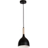 Image de Lampe suspendue industrielle Noak Wood