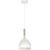Image de Lampe suspendue industrielle Noak Wood