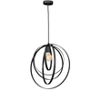 Image de Suspension Géométrique Noir Mat Ringo E27 15w Luminex