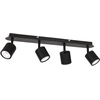 Image de LUMINEX lampe éclairage spot Demia black 4 plafonnier
