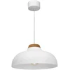 Image de LUMINEX lampe éclairage lustre Burgos white 1 plafonnier