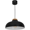 Image de LUMINEX lampe éclairage lustre Burgos black 1 plafonnier