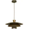 Image de Lampe suspendue décorative titane or Plato 1xE27 15W Luminex