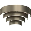 Image de Applique murale Rings en titane doré, 2xE27x15W, métal, dimensions : 20x40x19,5 cm, IP20, Luminex
