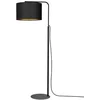 Image de Lampadaire Noir Mat Abat-jour Or E27 15w Arden Luminex