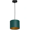 Image de Suspension Arden Vert Tissu Int. Or Ø18 E27 Luminex