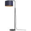 Image de Lampadaire Noir Mat Abat-jour Bleu E27 15w Arden Luminex